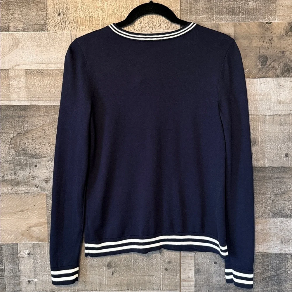 Talbots Nautical Cardigan with anchors Size XS - Picture 14 of 16